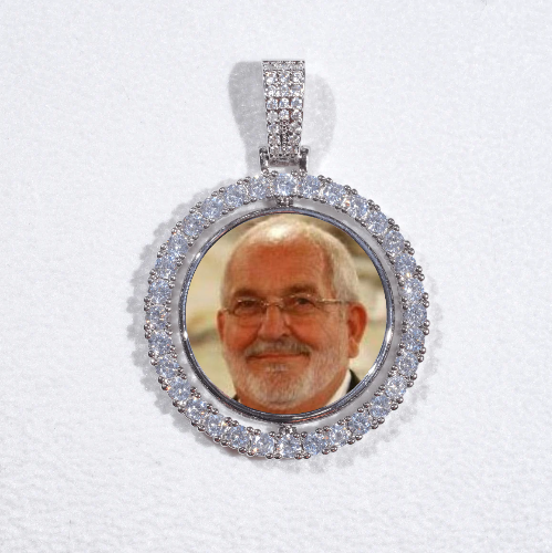 3D Spinning 2-Faced Custom Picture Pendant