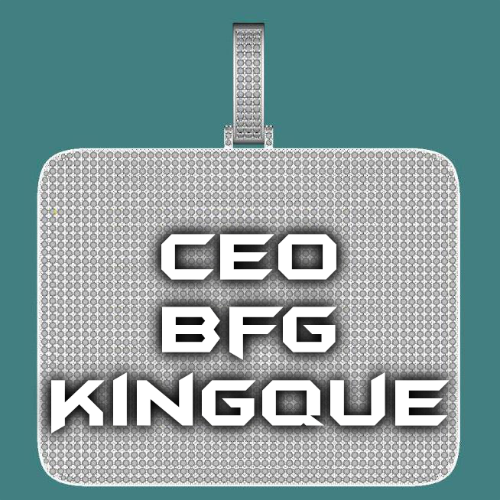 CUSTOM LETTER NECKLACE 3D BIG SQUARE