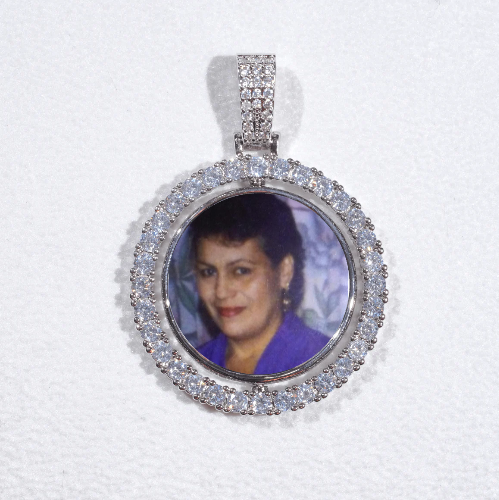 3D Spinning 2-Faced Custom Picture Pendant