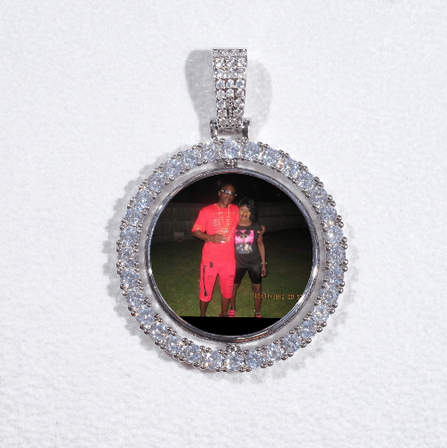 3D Spinning 2-Faced Custom Picture Pendant