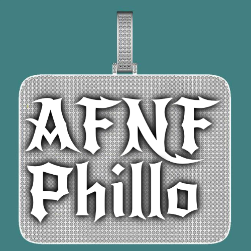CUSTOM LETTER NECKLACE 3D BIG SQUARE
