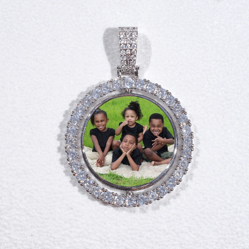 3D Spinning 2-Faced Custom Picture Pendant