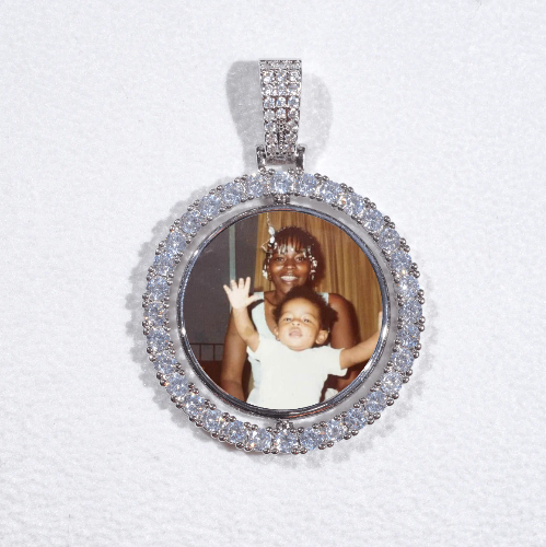 3D Spinning 2-Faced Custom Picture Pendant