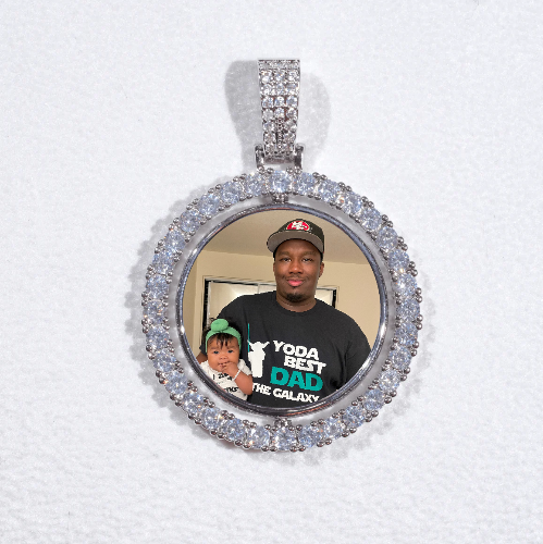 3D Spinning 2-Faced Custom Picture Pendant