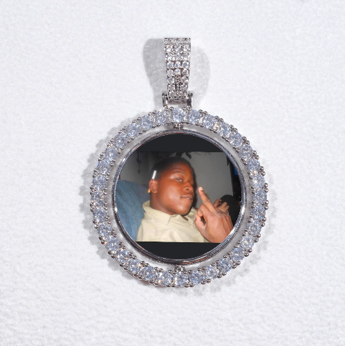 3D Spinning 2-Faced Custom Picture Pendant