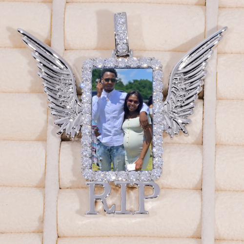 RIP WING 3D CUSTOM PICTURE PENDANT