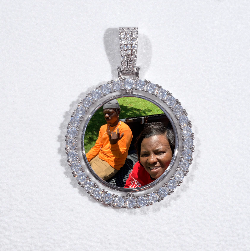3D Spinning 2-Faced Custom Picture Pendant
