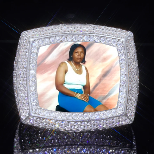 3D CUSTOM PICTURE ICED RING
