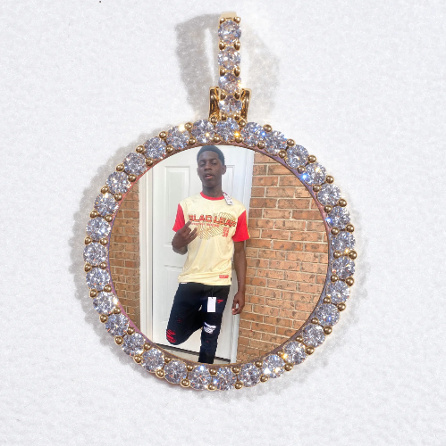 3D CIRCLE CUSTOM PICTURE PENDANT SMALL SIZE