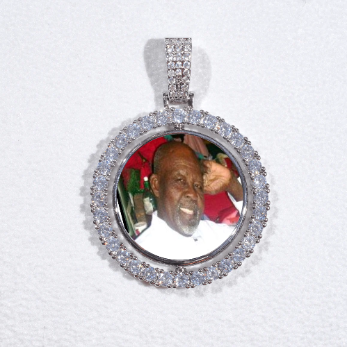 3D Spinning 2-Faced Custom Picture Pendant