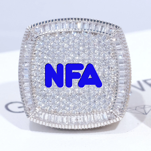 CUSTOM LETTER 3D ICED RING
