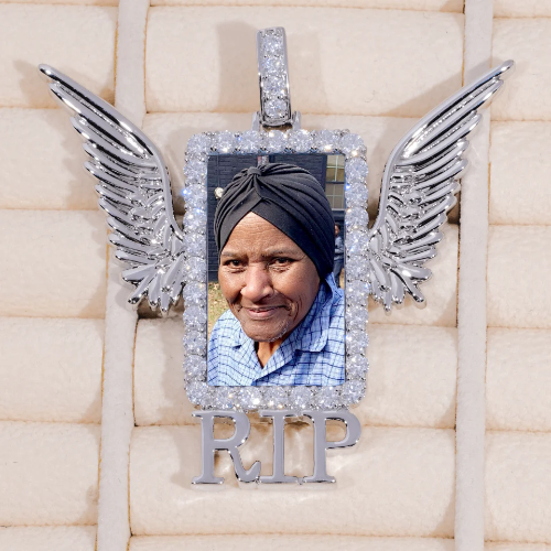 RIP WING 3D CUSTOM PICTURE PENDANT