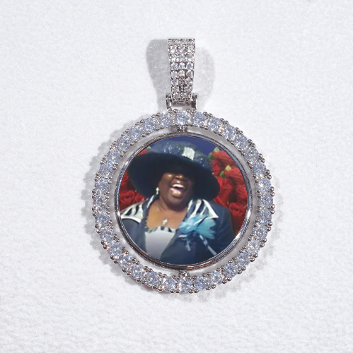 3D Spinning 2-Faced Custom Picture Pendant