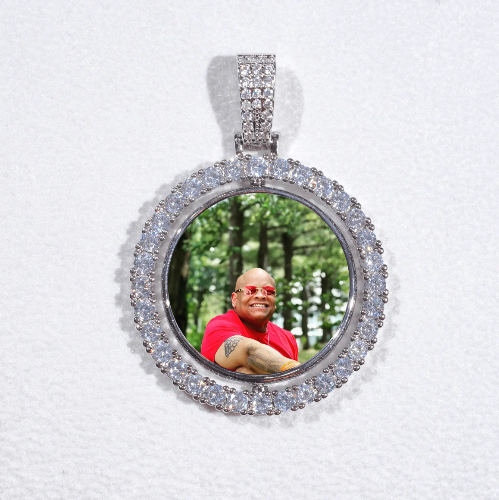3D Spinning 2-Faced Custom Picture Pendant