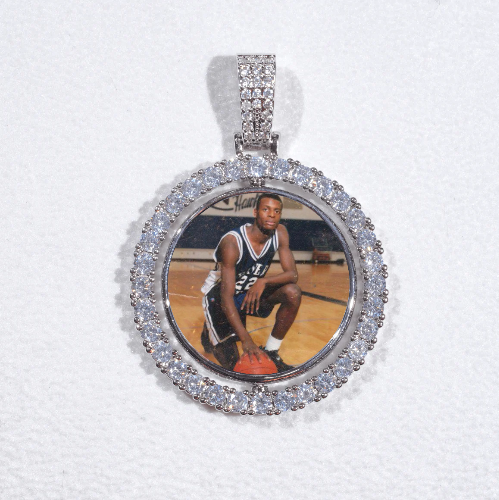 3D Spinning 2-Faced Custom Picture Pendant