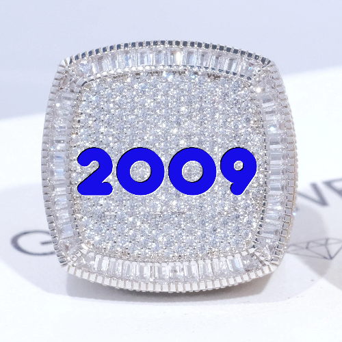 CUSTOM LETTER 3D ICED RING