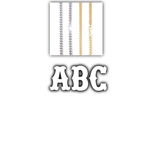 Custom Letters Freibeuter Font Necklace
