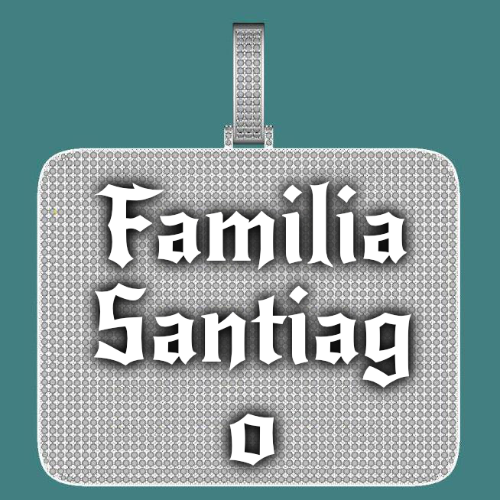 CUSTOM LETTER NECKLACE 3D BIG SQUARE