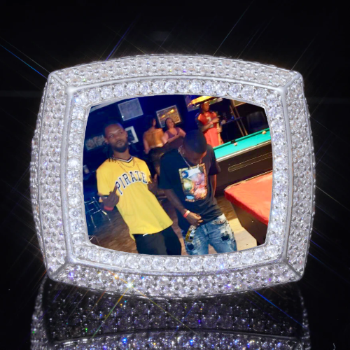 3D CUSTOM PICTURE ICED RING