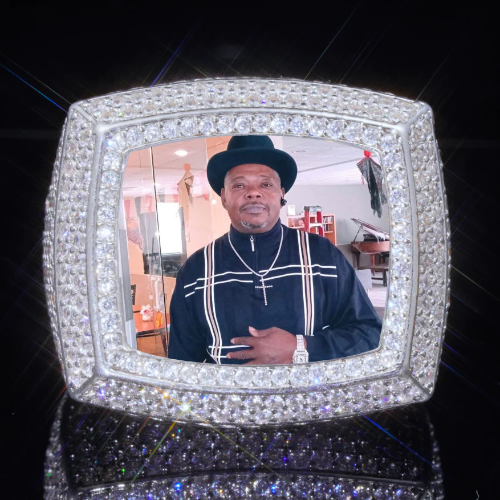 3D CUSTOM PICTURE ICED RING