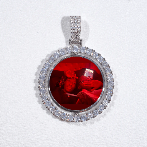 3D Spinning 2-Faced Custom Picture Pendant