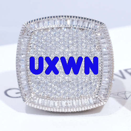 CUSTOM LETTER 3D ICED RING