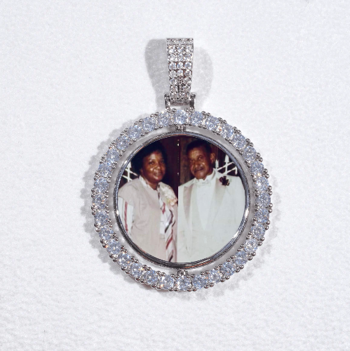 3D Spinning 2-Faced Custom Picture Pendant
