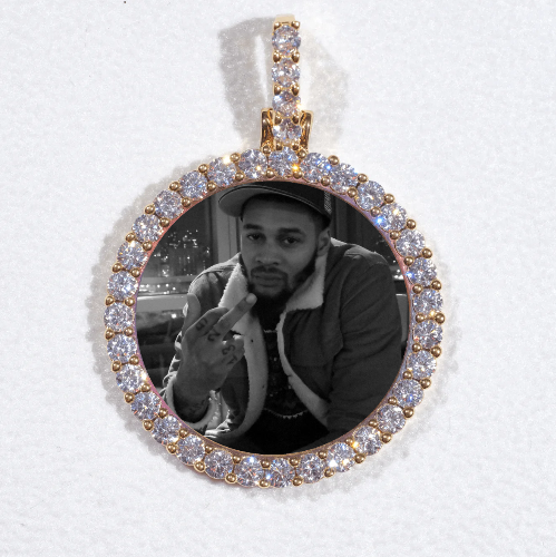3D CIRCLE CUSTOM PICTURE PENDANT SMALL SIZE