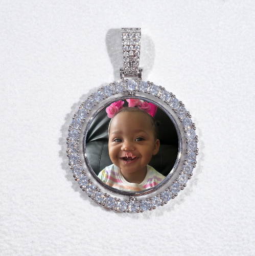 3D Spinning 2-Faced Custom Picture Pendant