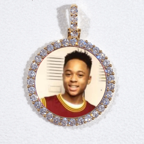3D CIRCLE CUSTOM PICTURE PENDANT SMALL SIZE