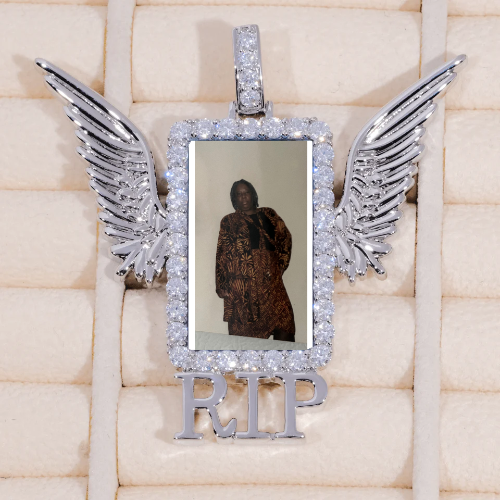 RIP WING 3D CUSTOM PICTURE PENDANT