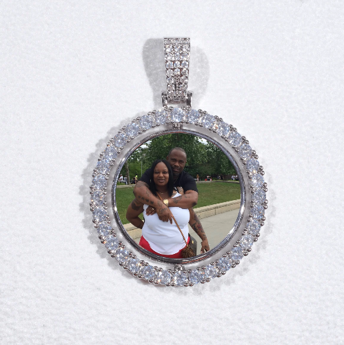 3D Spinning 2-Faced Custom Picture Pendant