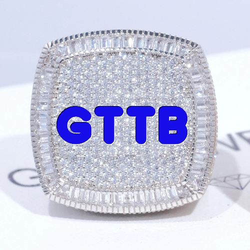 CUSTOM LETTER 3D ICED RING