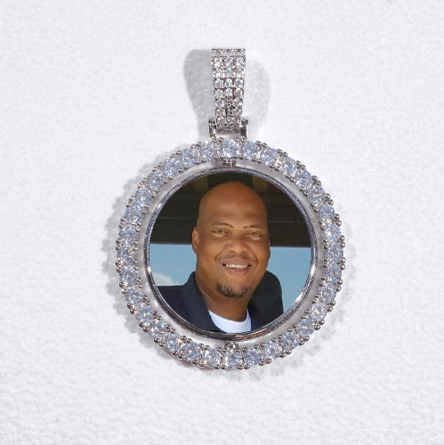 3D Spinning 2-Faced Custom Picture Pendant