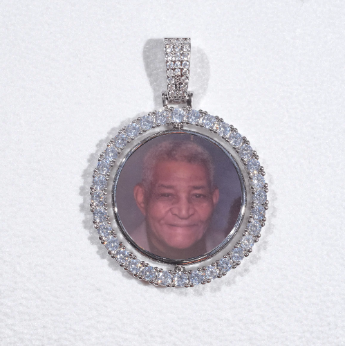 3D Spinning 2-Faced Custom Picture Pendant