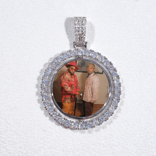 3D Spinning 2-Faced Custom Picture Pendant