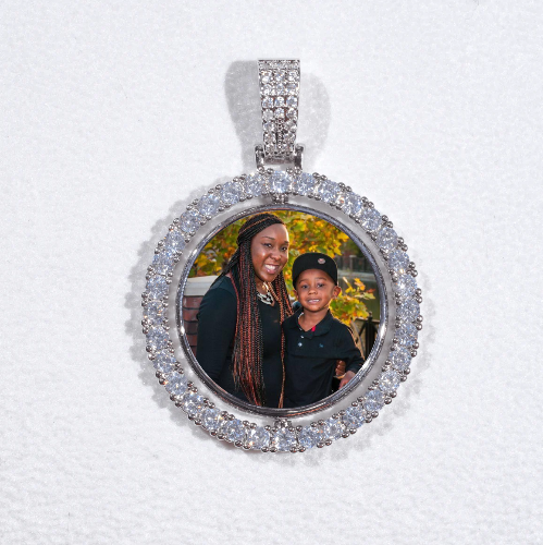 3D Spinning 2-Faced Custom Picture Pendant