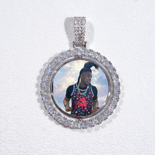 3D Spinning 2-Faced Custom Picture Pendant