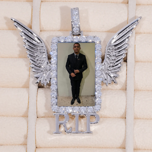 RIP WING 3D CUSTOM PICTURE PENDANT