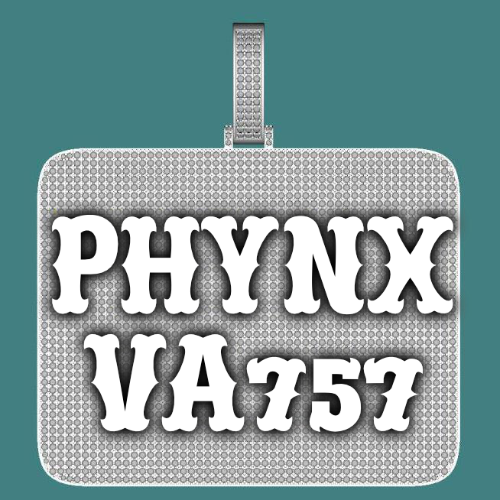 CUSTOM LETTER NECKLACE 3D BIG SQUARE