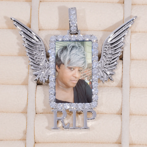 RIP WING 3D CUSTOM PICTURE PENDANT