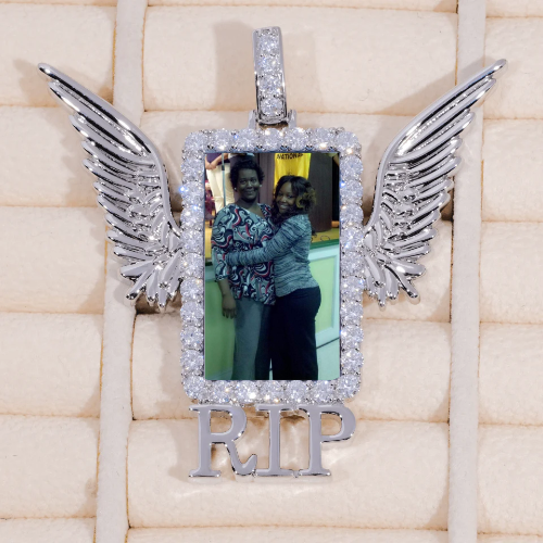 RIP WING 3D CUSTOM PICTURE PENDANT