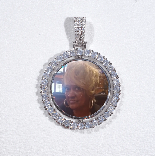 3D Spinning 2-Faced Custom Picture Pendant