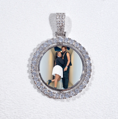 3D Spinning 2-Faced Custom Picture Pendant