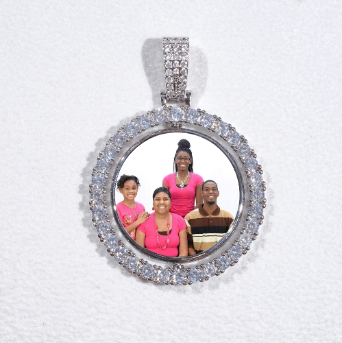 3D Spinning 2-Faced Custom Picture Pendant