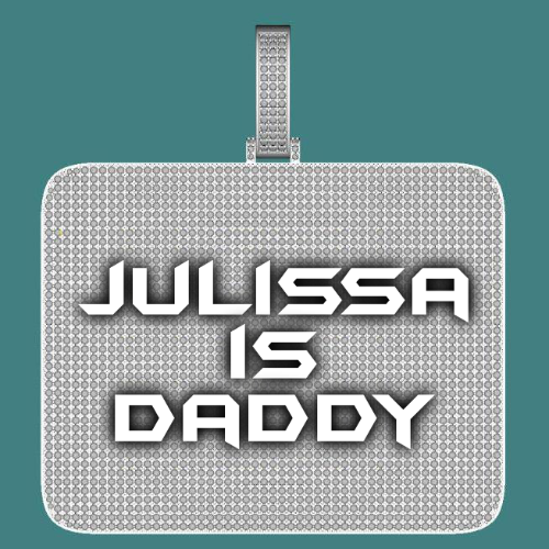 CUSTOM LETTER NECKLACE 3D BIG SQUARE