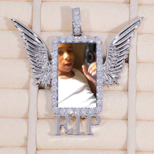 RIP WING 3D CUSTOM PICTURE PENDANT