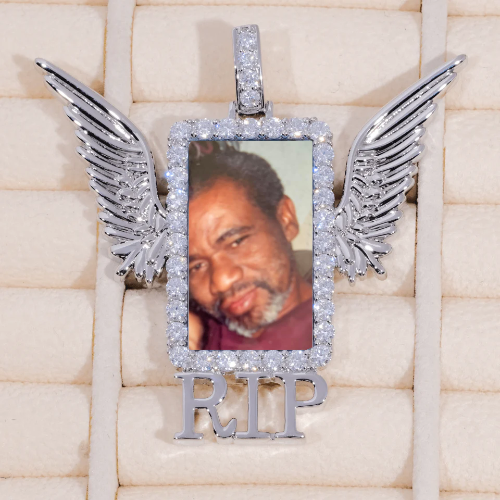 RIP WING 3D CUSTOM PICTURE PENDANT