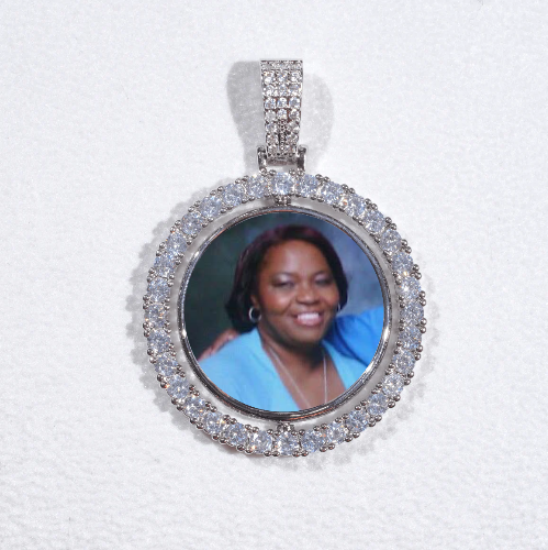 3D Spinning 2-Faced Custom Picture Pendant