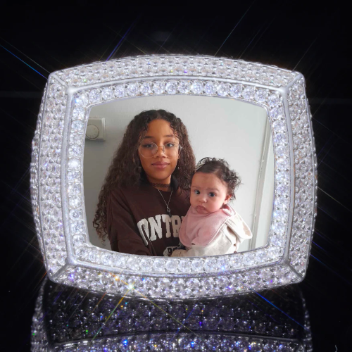 3D CUSTOM PICTURE ICED RING